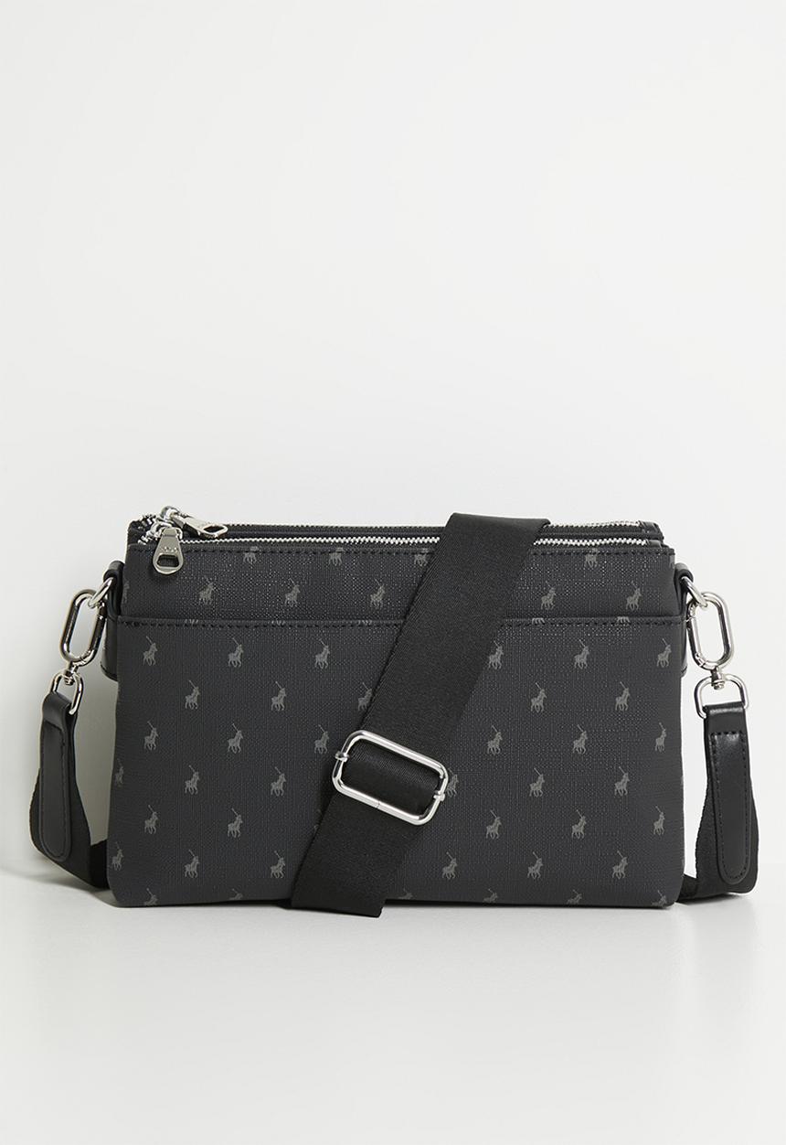 POLO - Lifestyle Bags Double Compartment Sling - Black