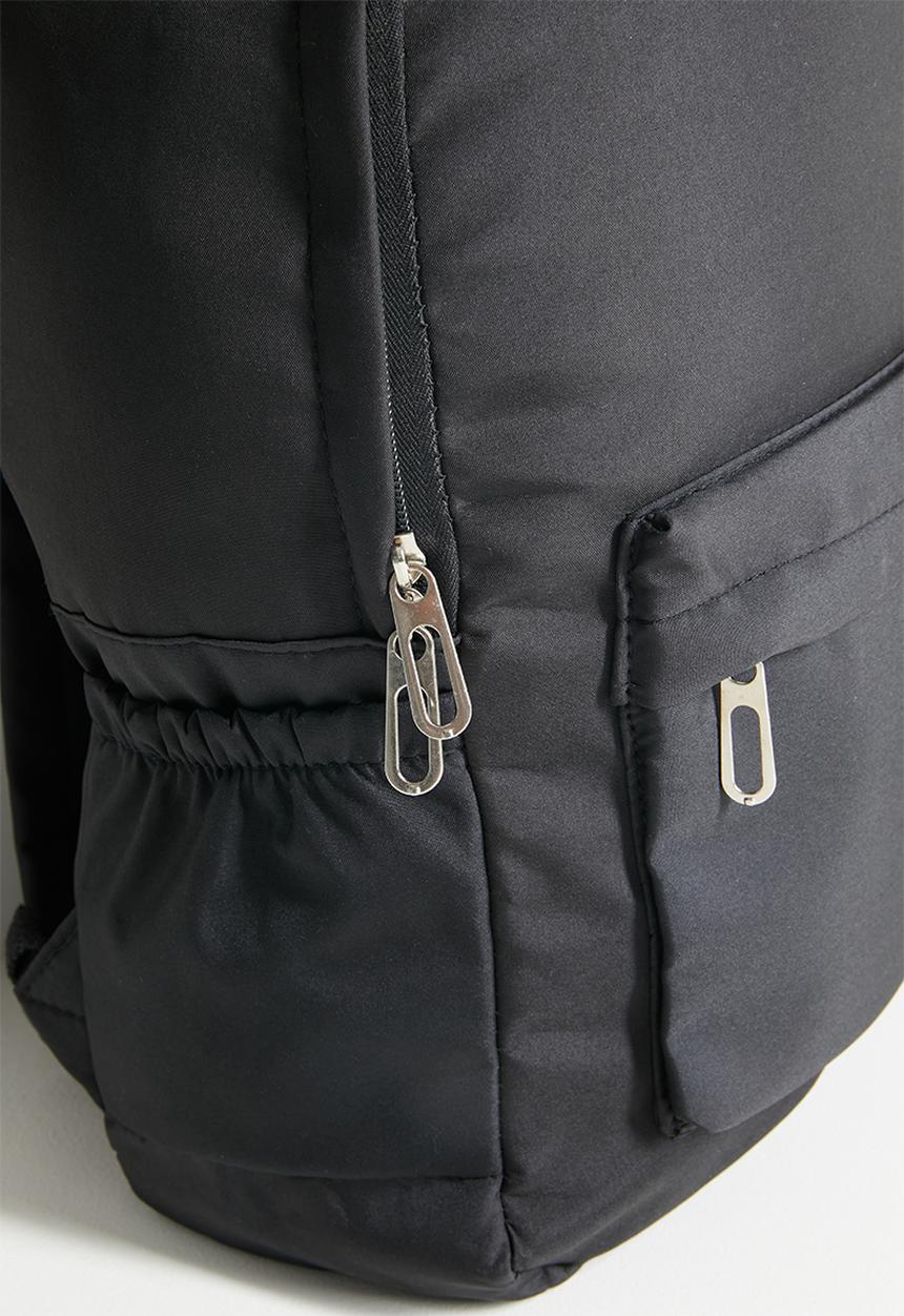Pop Candy - Front patch pocket backpack - black