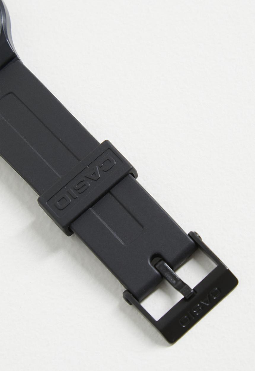 Casio - 50M Resin Ana Date White Dia - Black