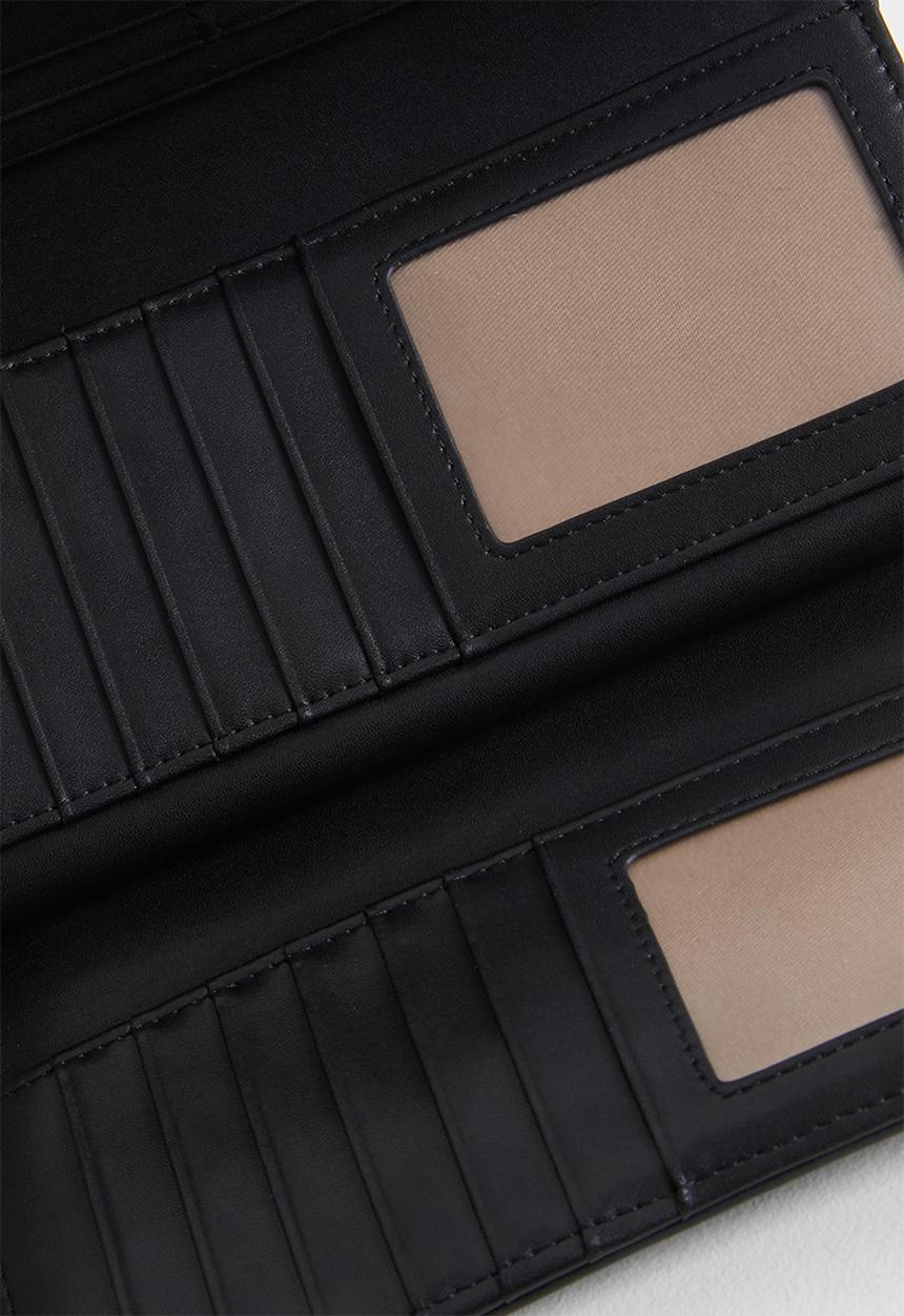 POLO - Iconic Trifold Purse - Black