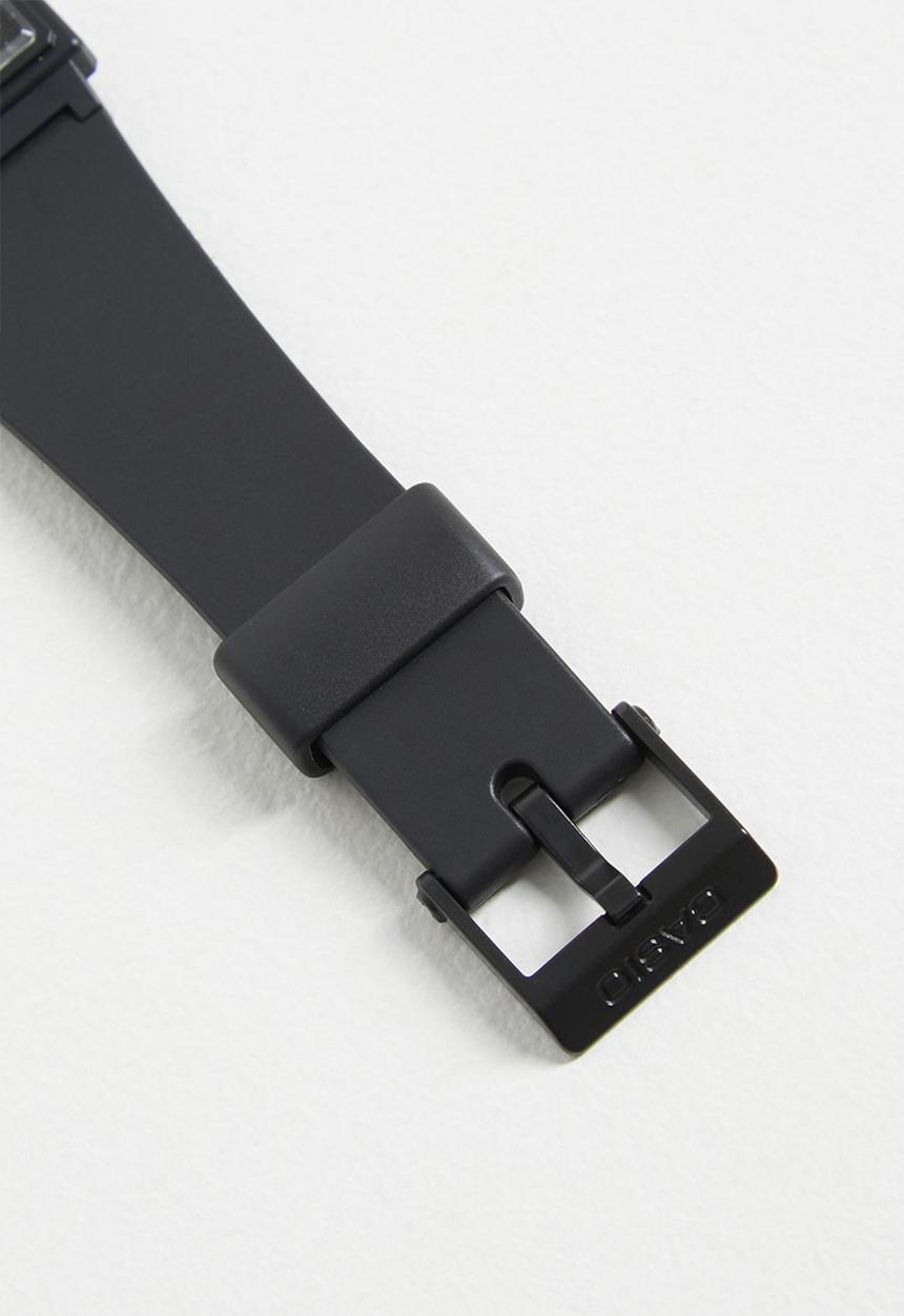Casio - Analog Rect Black Slim Black - Black