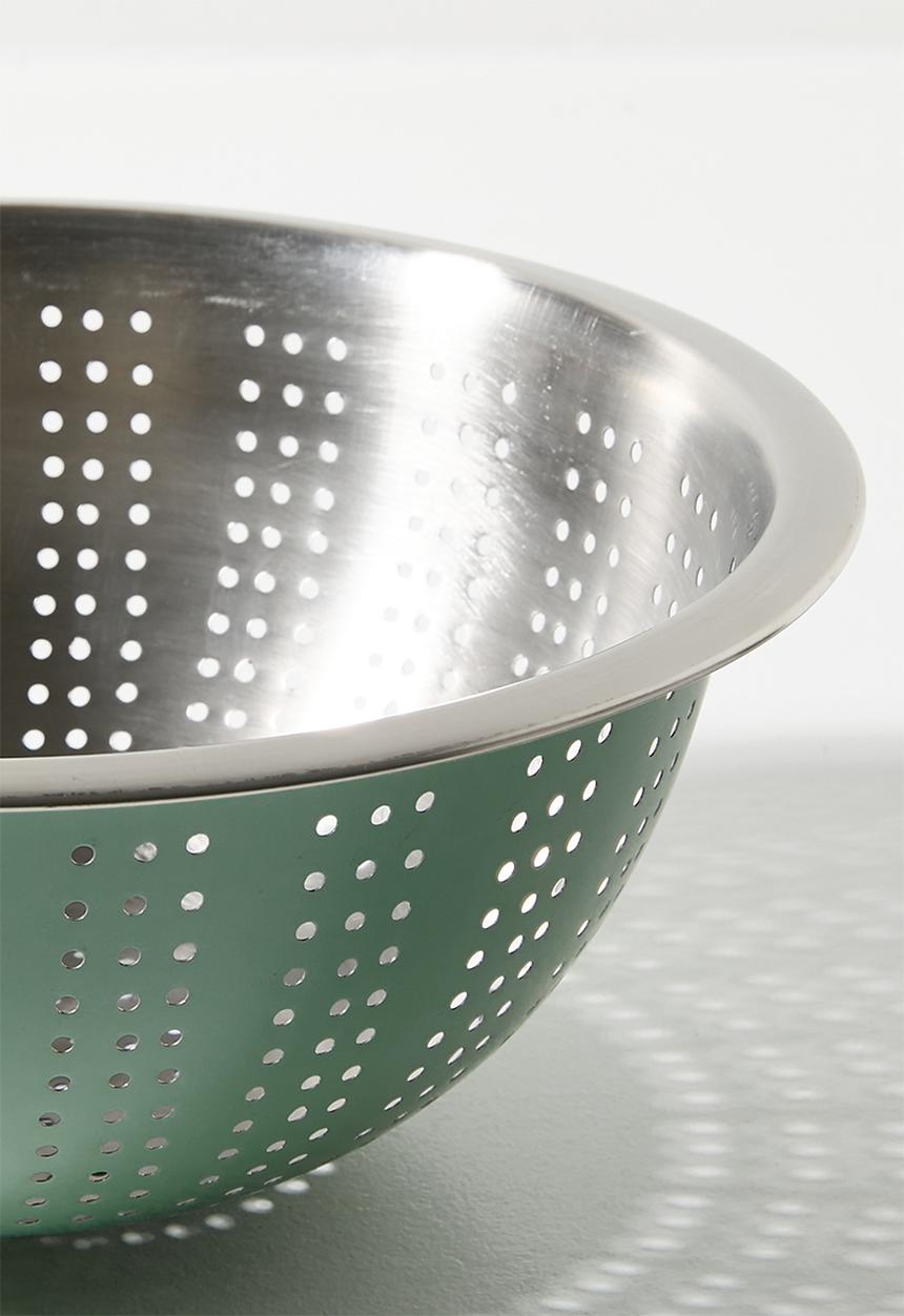Excellent Houseware - Vevo stainless steel colander - Sage