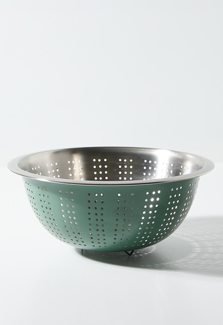 Excellent Houseware - Vevo stainless steel colander - Green