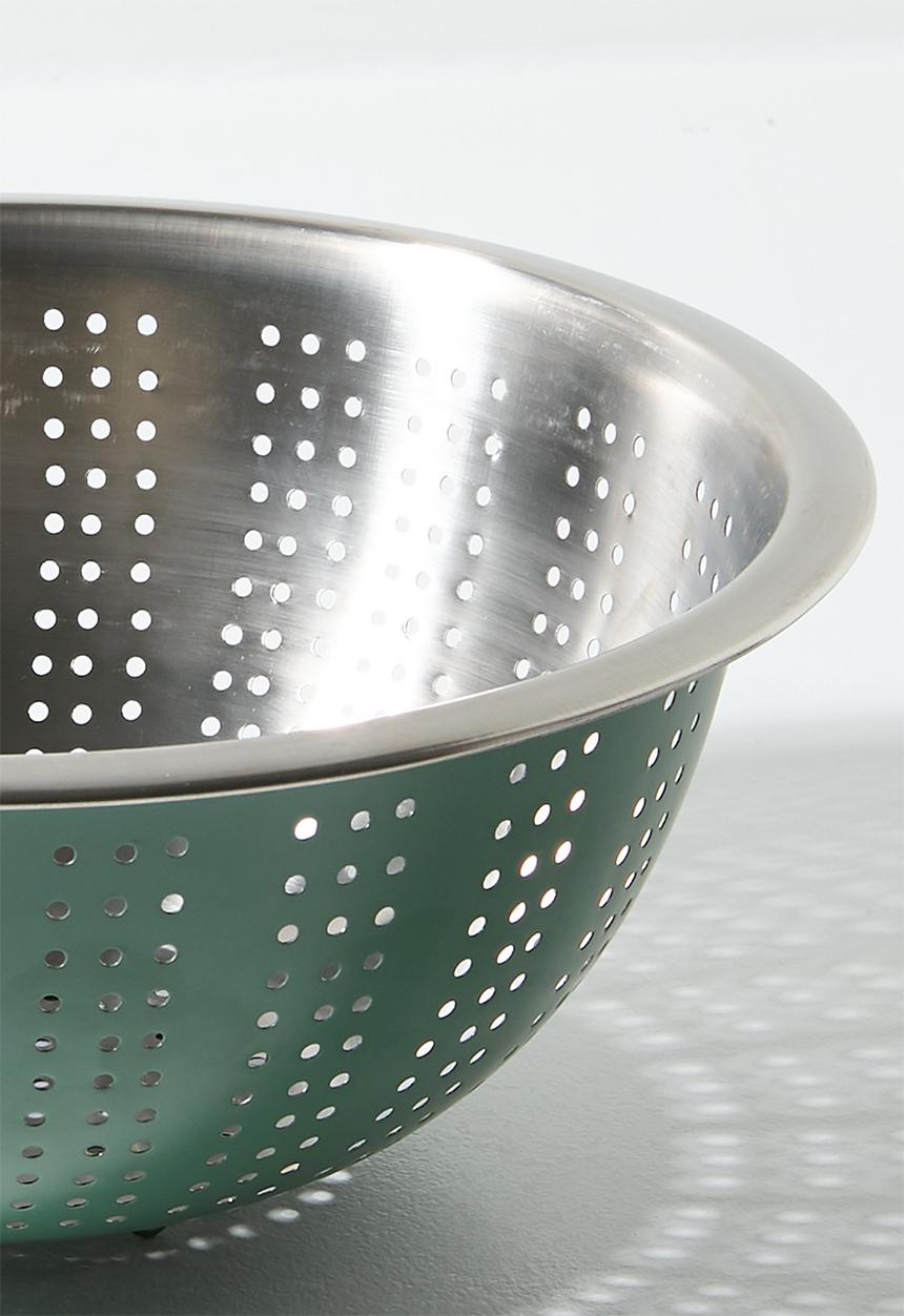 Excellent Houseware - Vevo stainless steel colander - Green