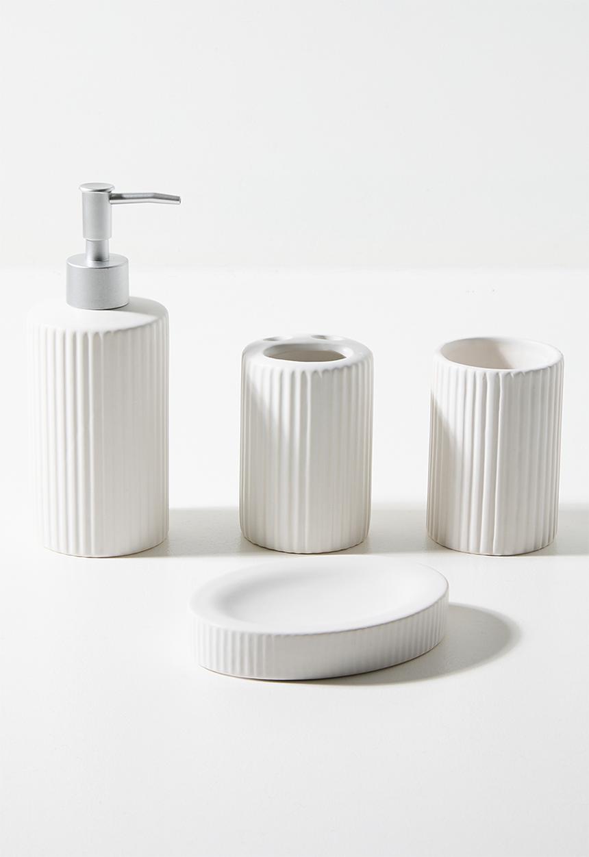 Bathroom Solutions - Molly Bathroom Accessory set of 4 - Cream