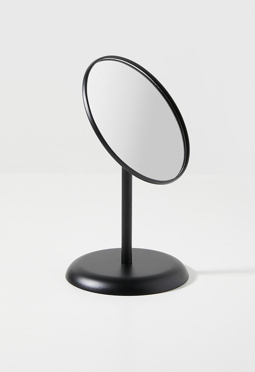 Bathroom Solutions - Freestanding Vanity Mirror - Black