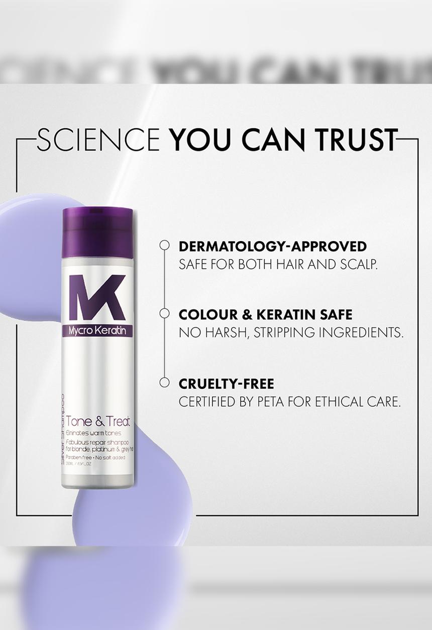 Mycro Keratin - Tone and Treat Silver Conditioner 250ml