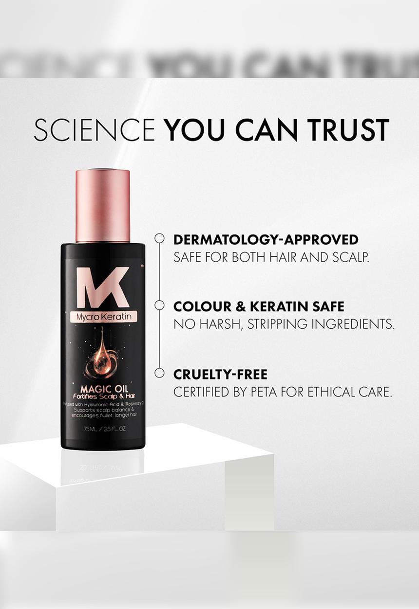 Mycro Keratin - Magic Oil Fortifying Scalp & Hair 75ml
