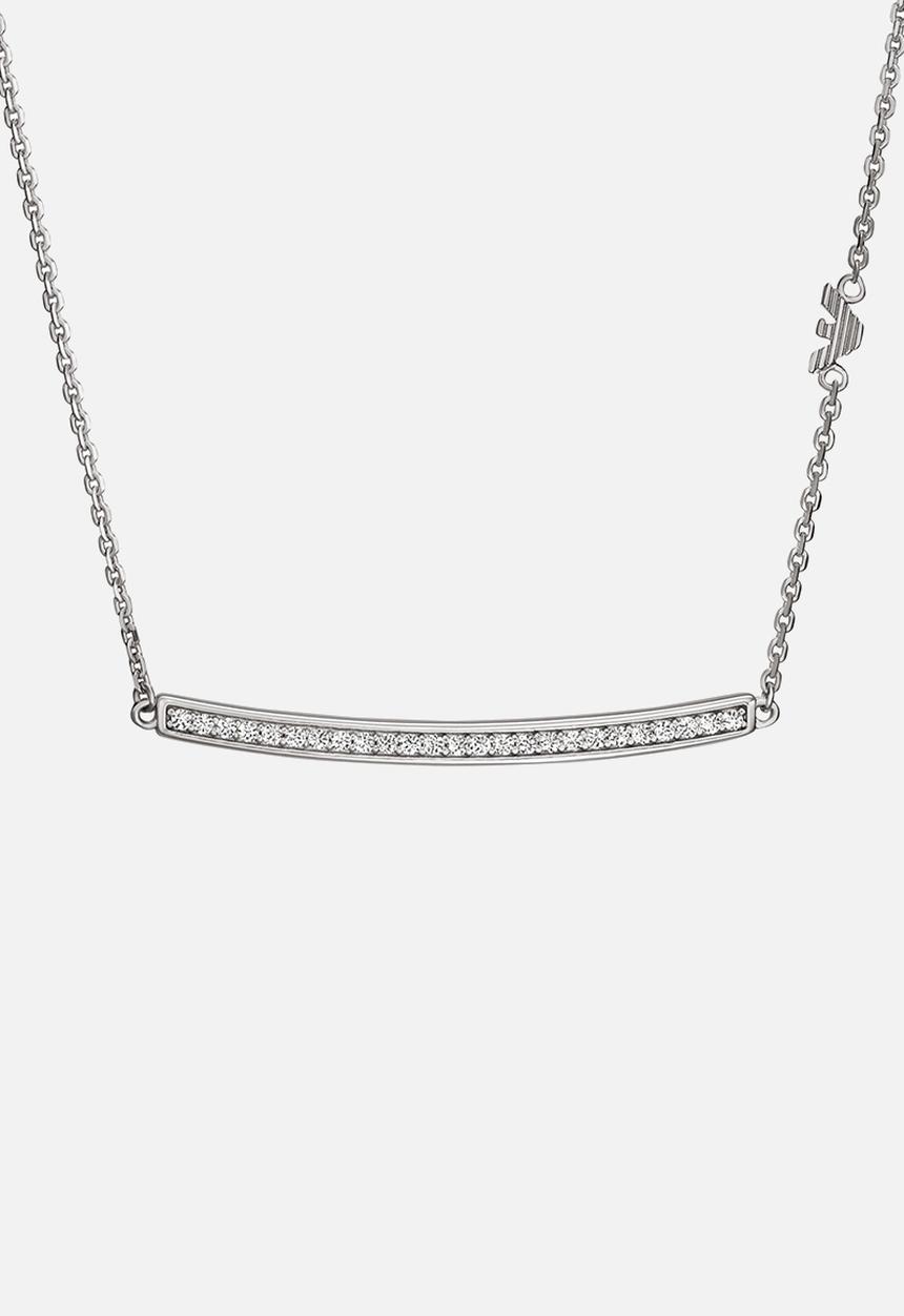 Armani - EG3591040 Eagle Logo Necklace - Silver