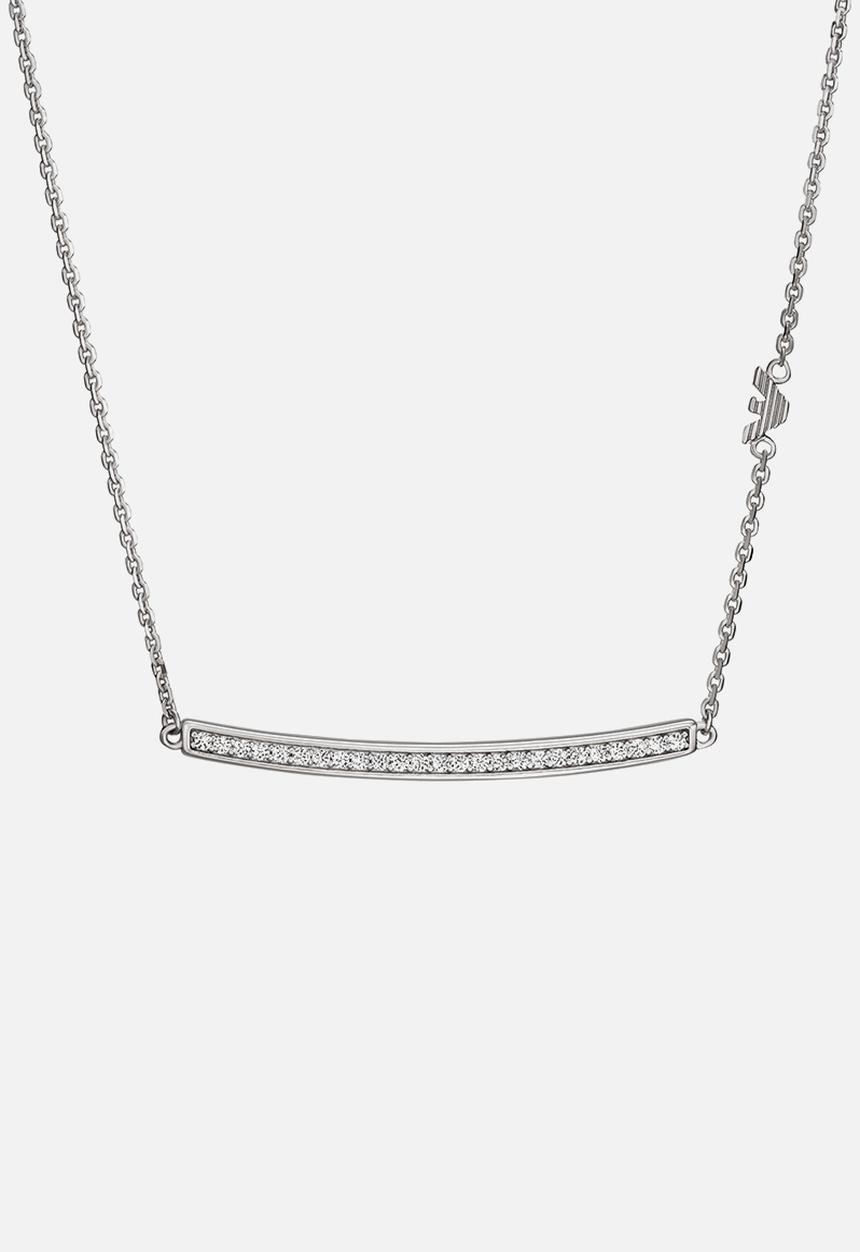 Armani - EG3591040 Eagle Logo Necklace - Silver