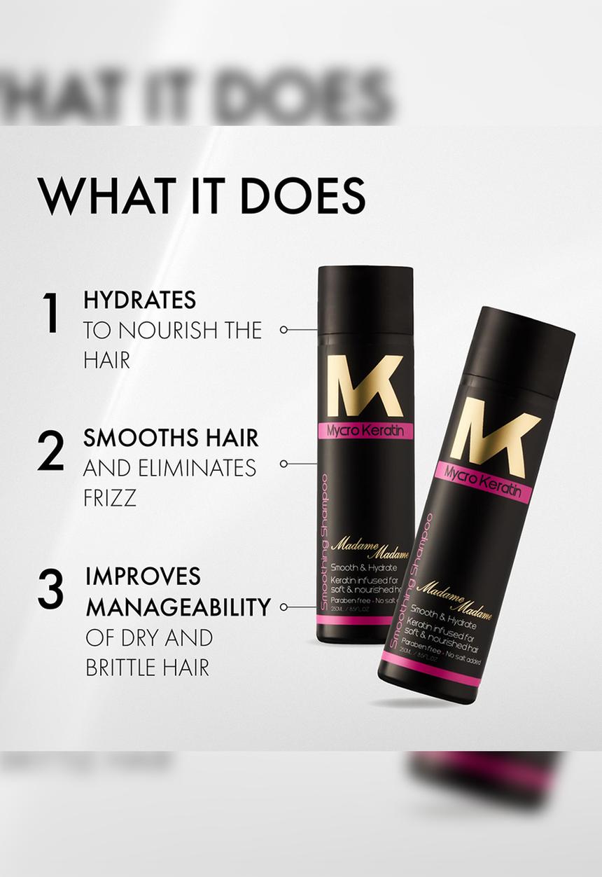 Mycro Keratin - Madame Madame Smoothing Shampoo 250ml