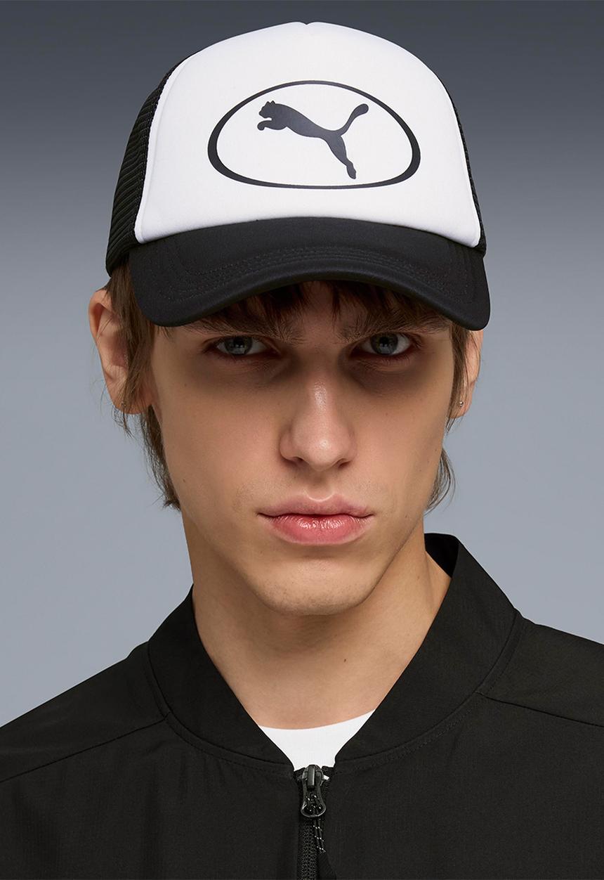 PUMA - Ess Trucker Cap - Puma Black-Puma White