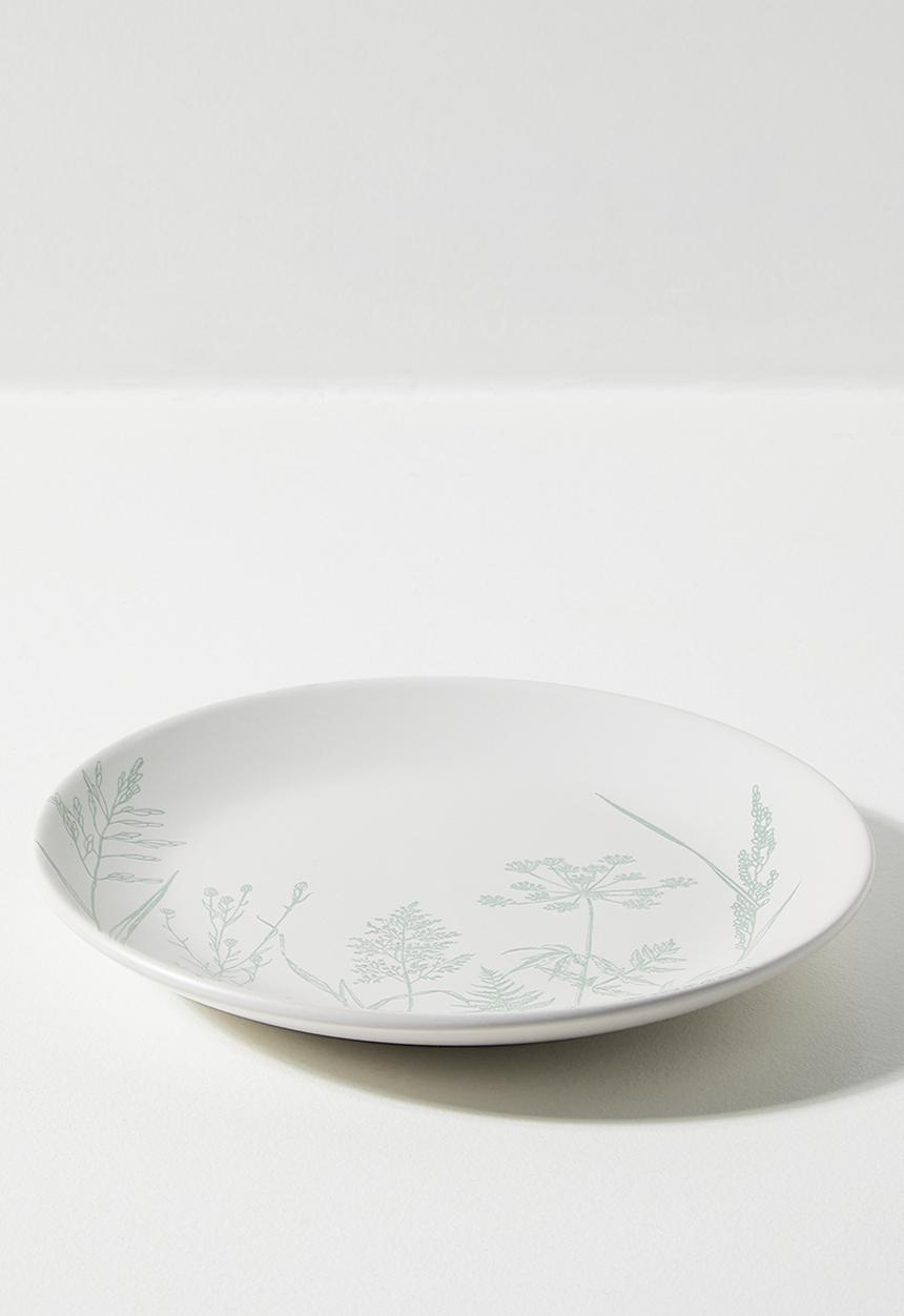 Excellent Houseware - Flora side plate set of 4 - Green