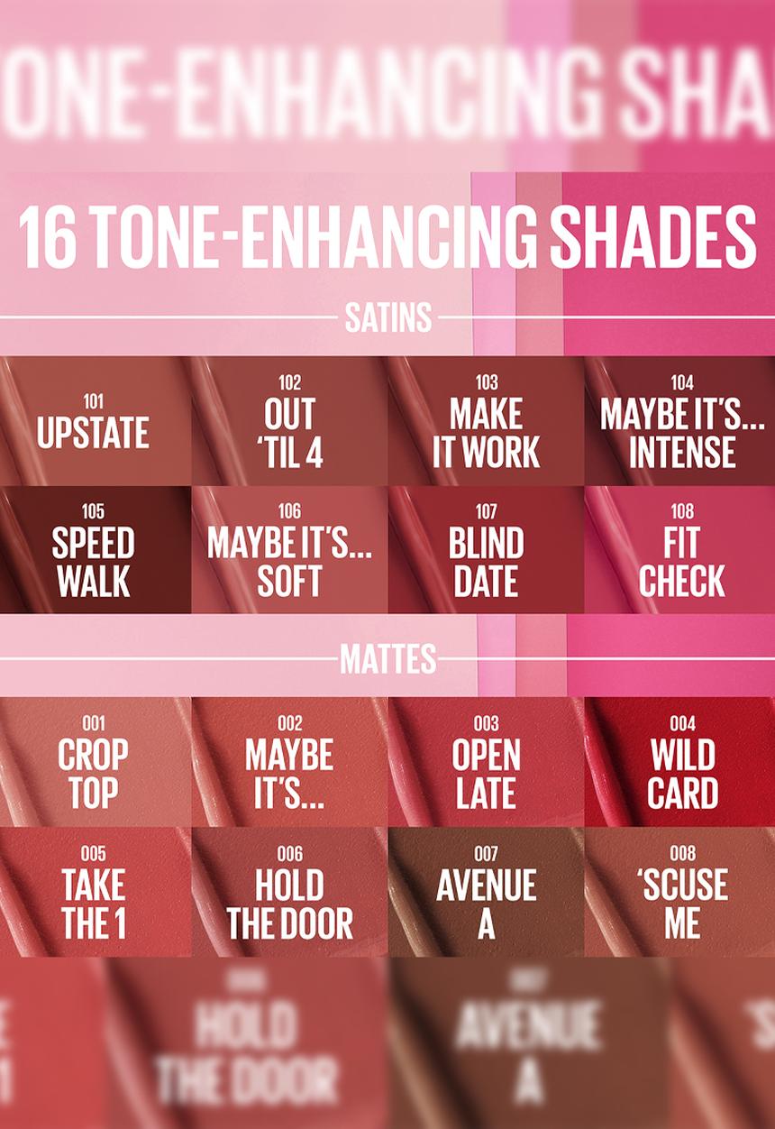 Maybelline - New York Serum Lipstick Matte Finish - Maybe It's ...Soft