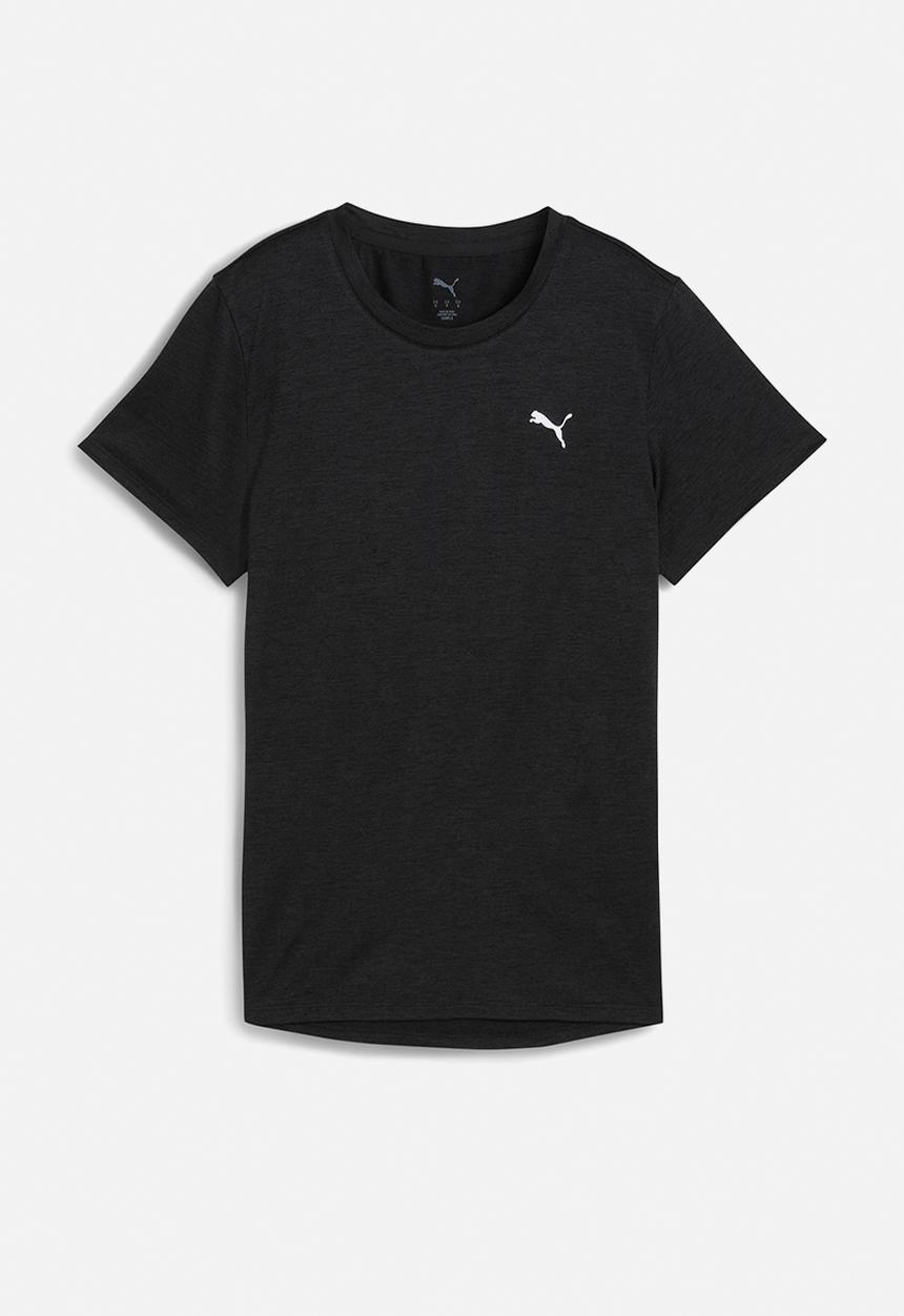 PUMA - W Tad Essential Heather Tee - Puma Black Heather