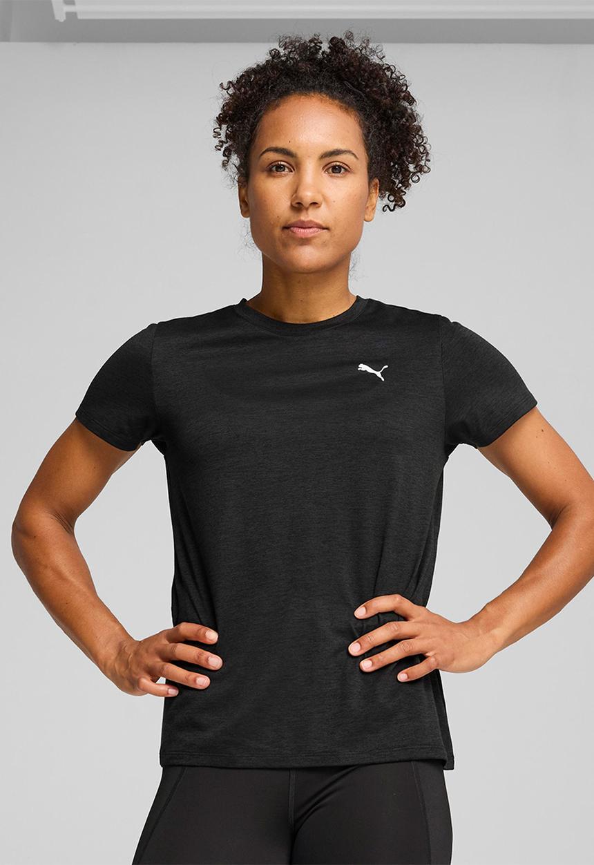 PUMA - W Tad Essential Heather Tee - Puma Black Heather