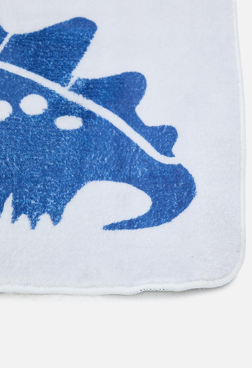 Pop Candy - Dino placement print mat - off white/blue