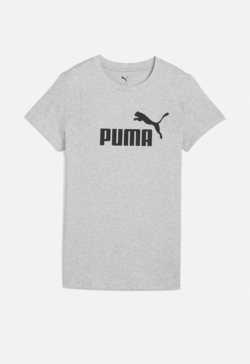 PUMA - Plus Ess No. 1 Logo Tee Light Gray Heather - Light Gray Heather