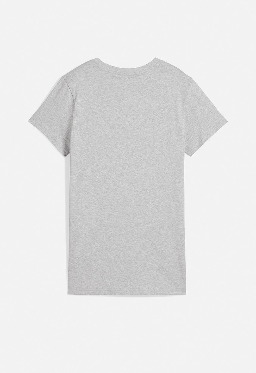 PUMA - Plus Ess No. 1 Logo Tee Light Gray Heather - Light Gray Heather