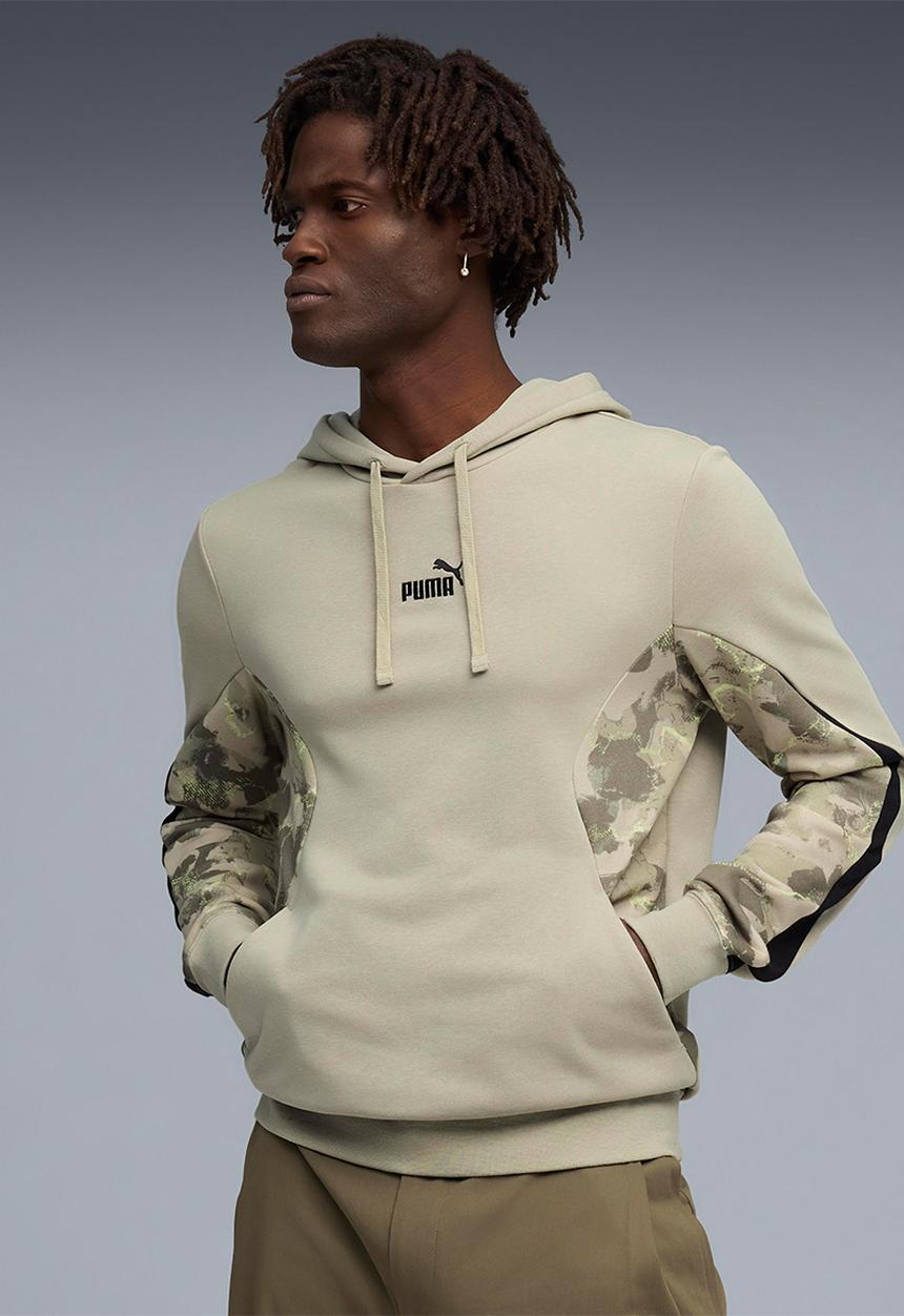 PUMA - CAMO Hoodie TR - Pebble Gray