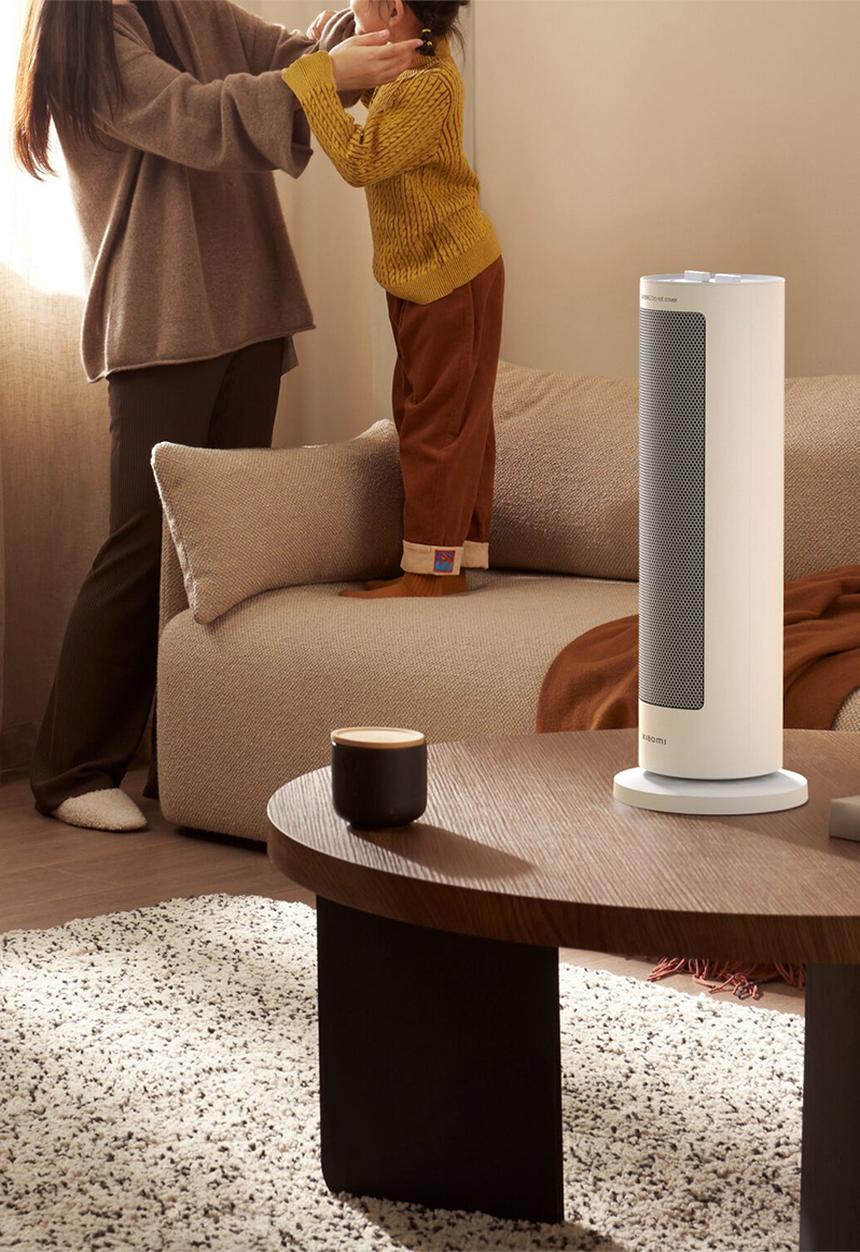 Xiaomi - Xiaomi Fan Heater (2000W, PTC Ceramic, 70° Oscillation)