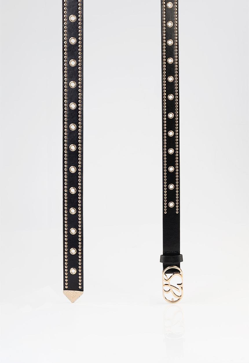 SISSY BOY - Studded belt - black