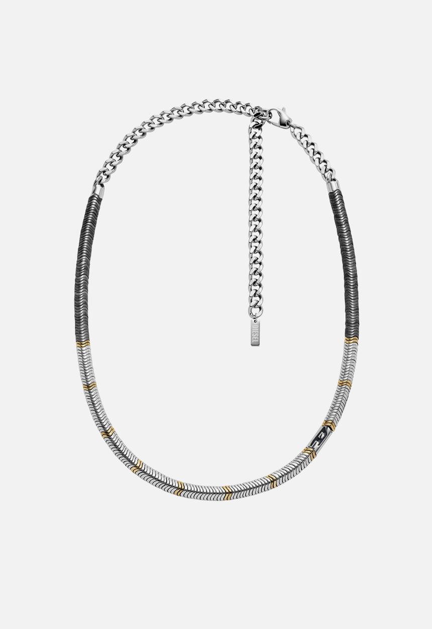 Diesel  - DX1575931 D Logo Necklace - Silver