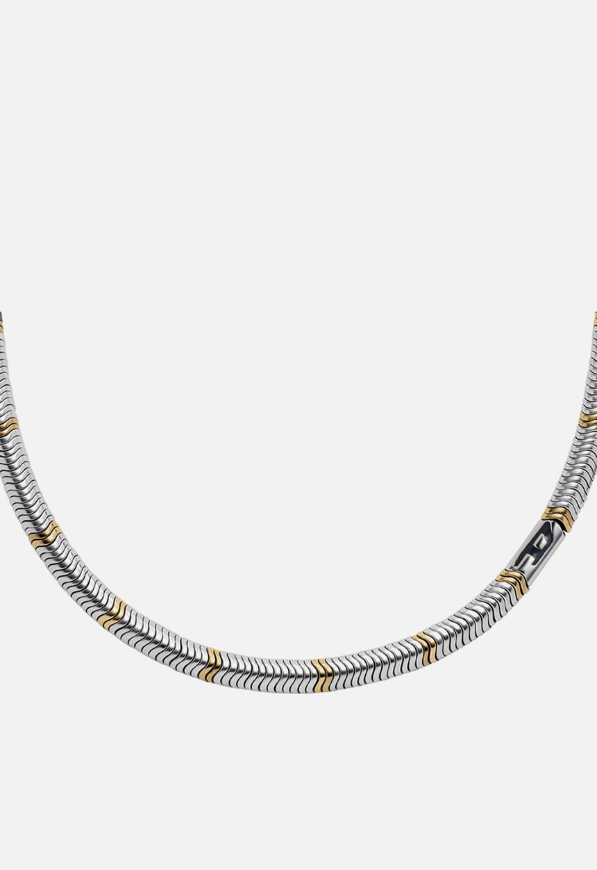 Diesel  - DX1575931 D Logo Necklace - Silver