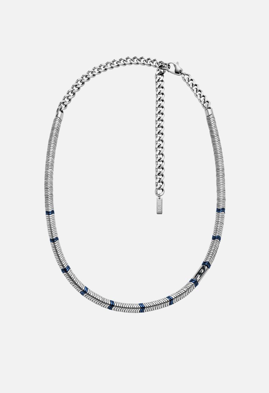 Diesel  - DX1576931 D Logo Necklace - Silver