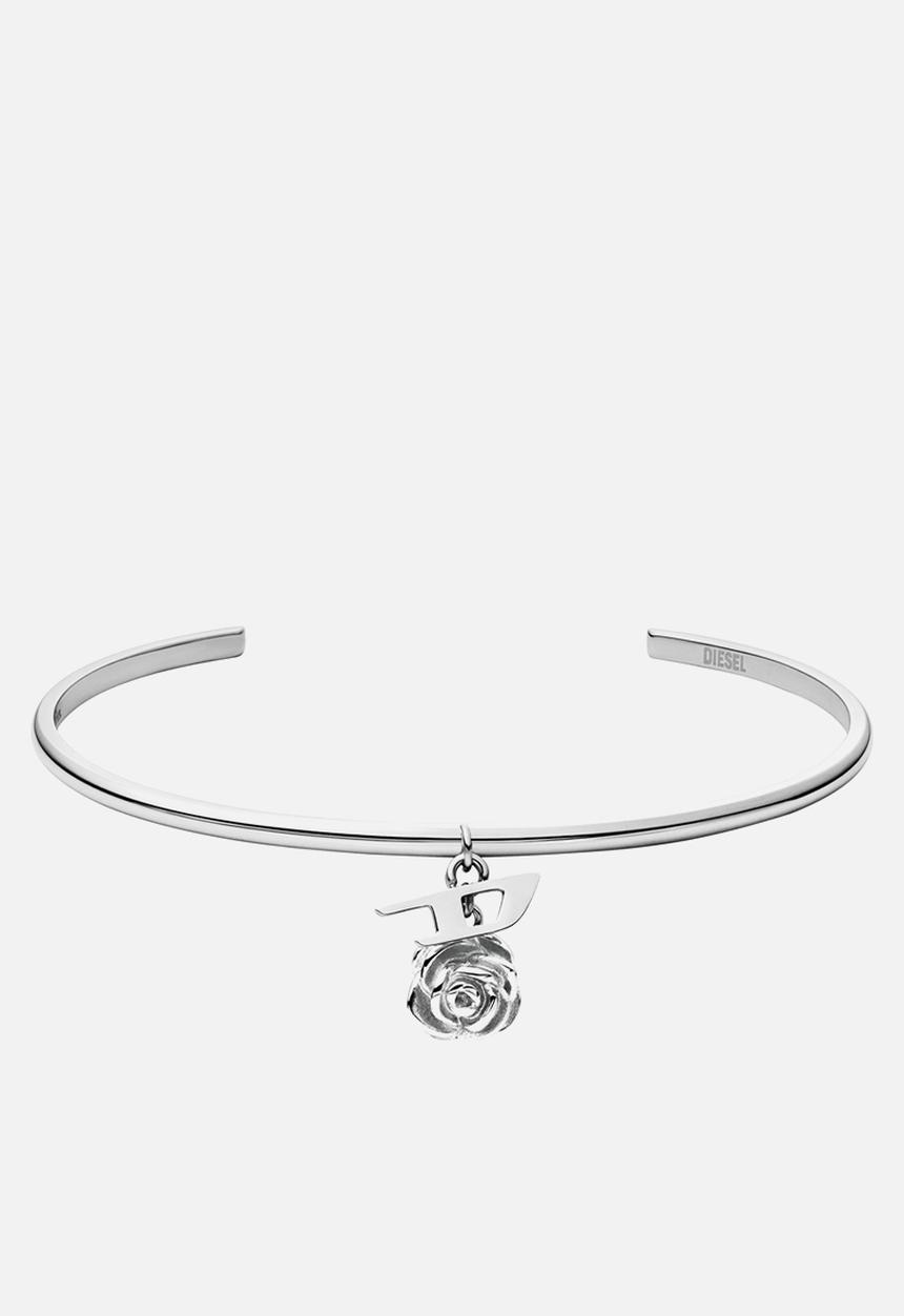 Diesel  - DX1620040 D Logo Bracelet - Silver