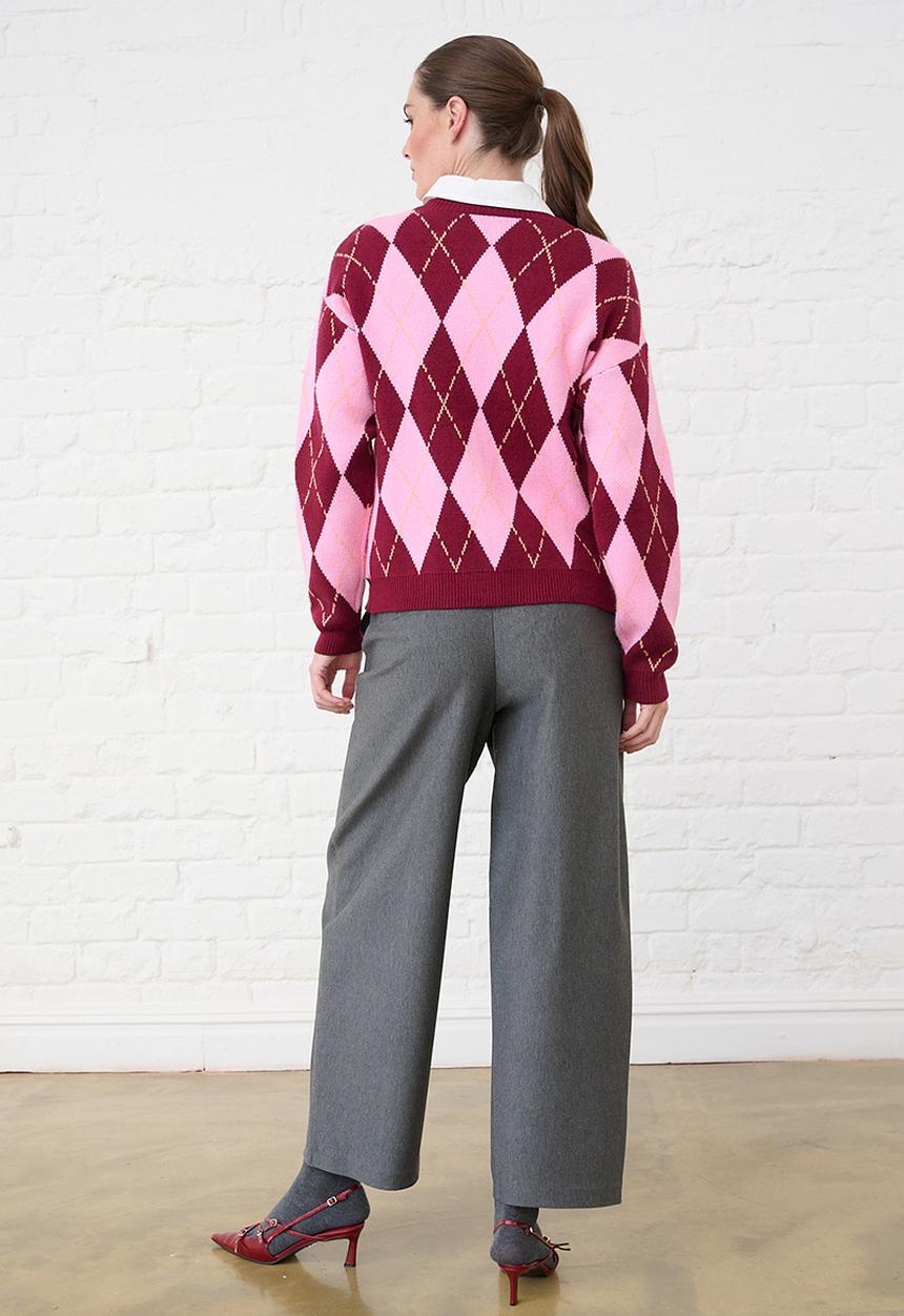 Me&B - Barrel Ponti Pants - Charcoal