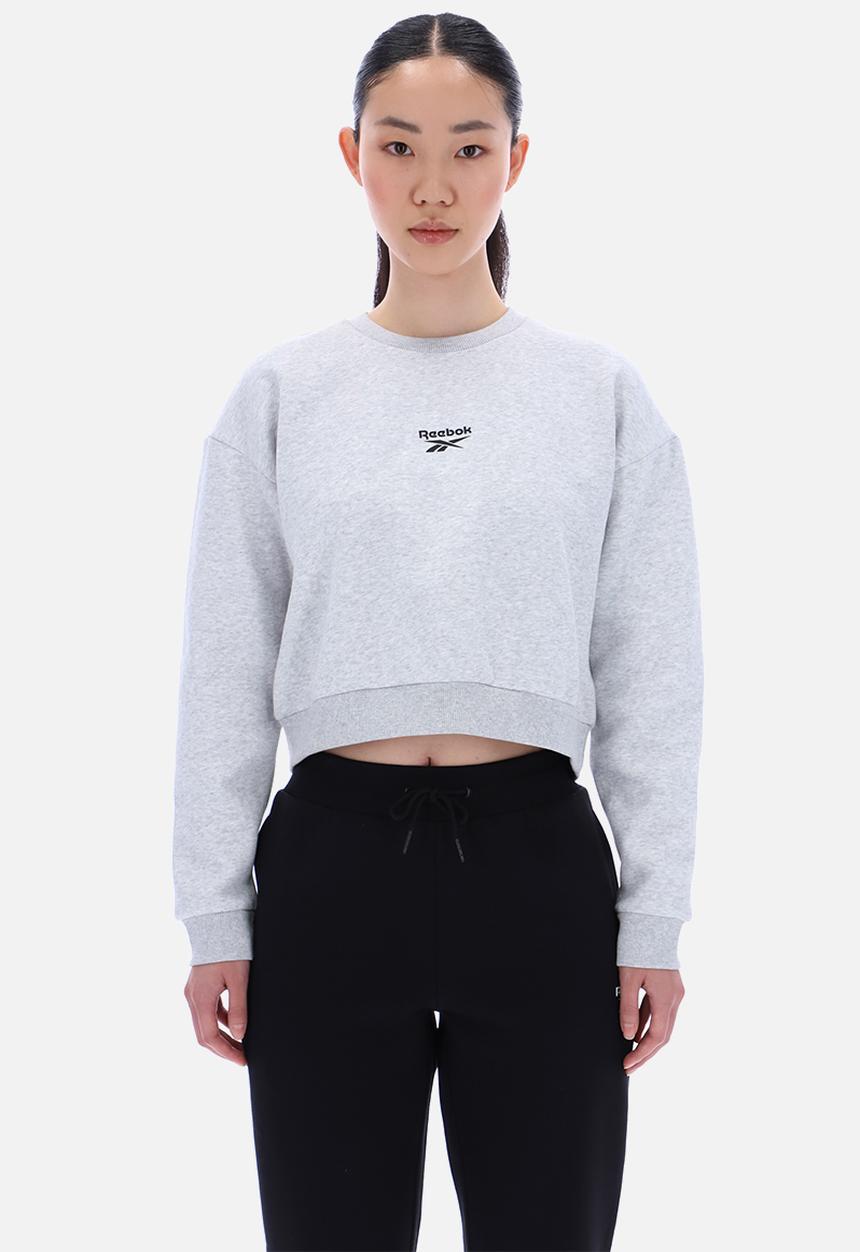 Reebok - Hazel Cropped Sweatshirt - Silver Marl