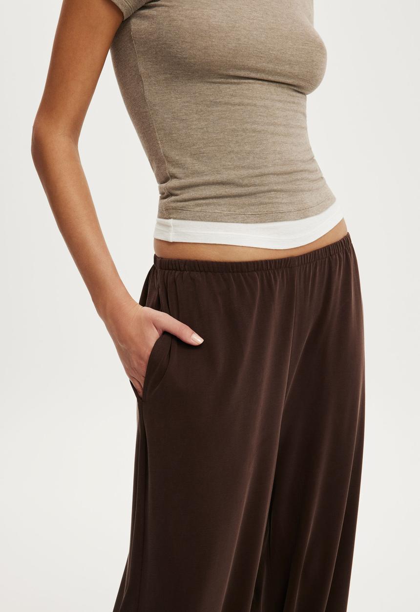 Cotton On - Honey Balloon Pant - Dark Oak