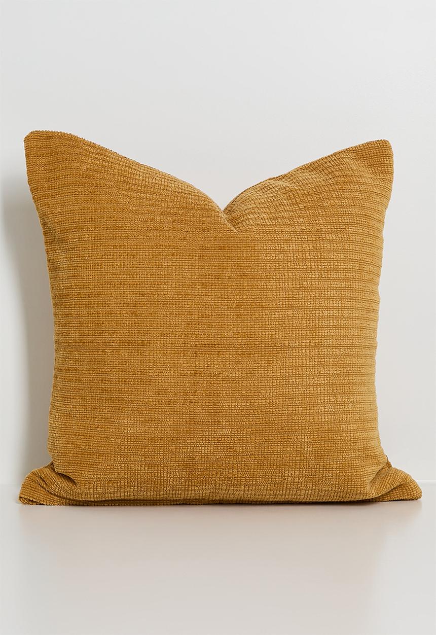 Sixth Floor - Sahara Cushion Cover - medium yellow
