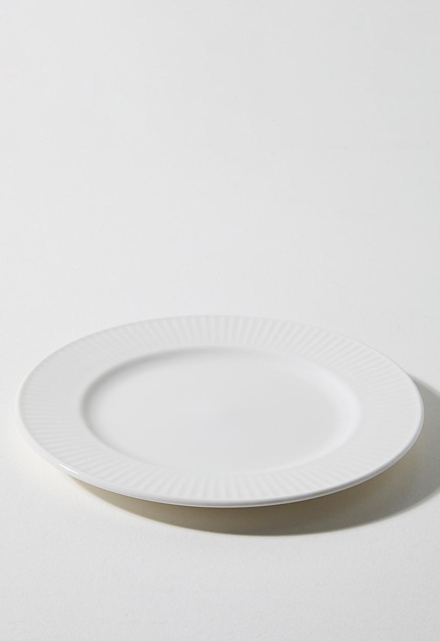Excellent Houseware - Sia porcelain side plate set of 4 - White