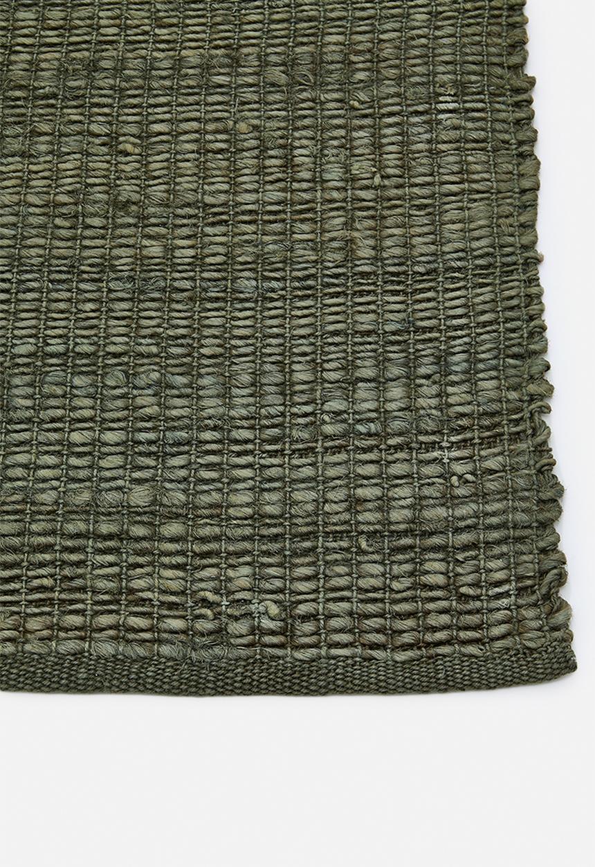 Sixth Floor - Boston Jute Runner - Olive
