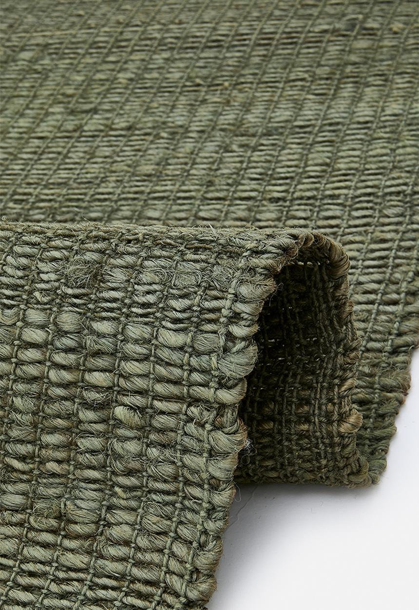 Sixth Floor - Boston Jute Runner - Olive