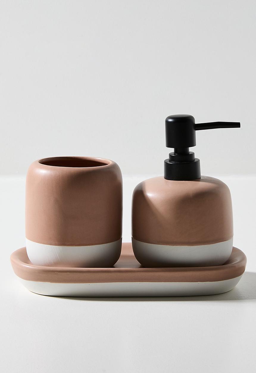 Bathroom Solutions - Urban 3pc bathroom acc set - Petal