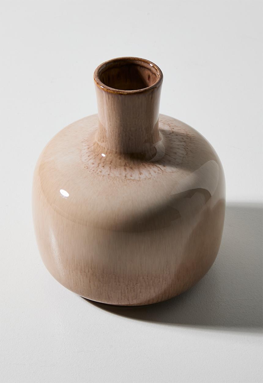 H&S - Porce vase - Beige