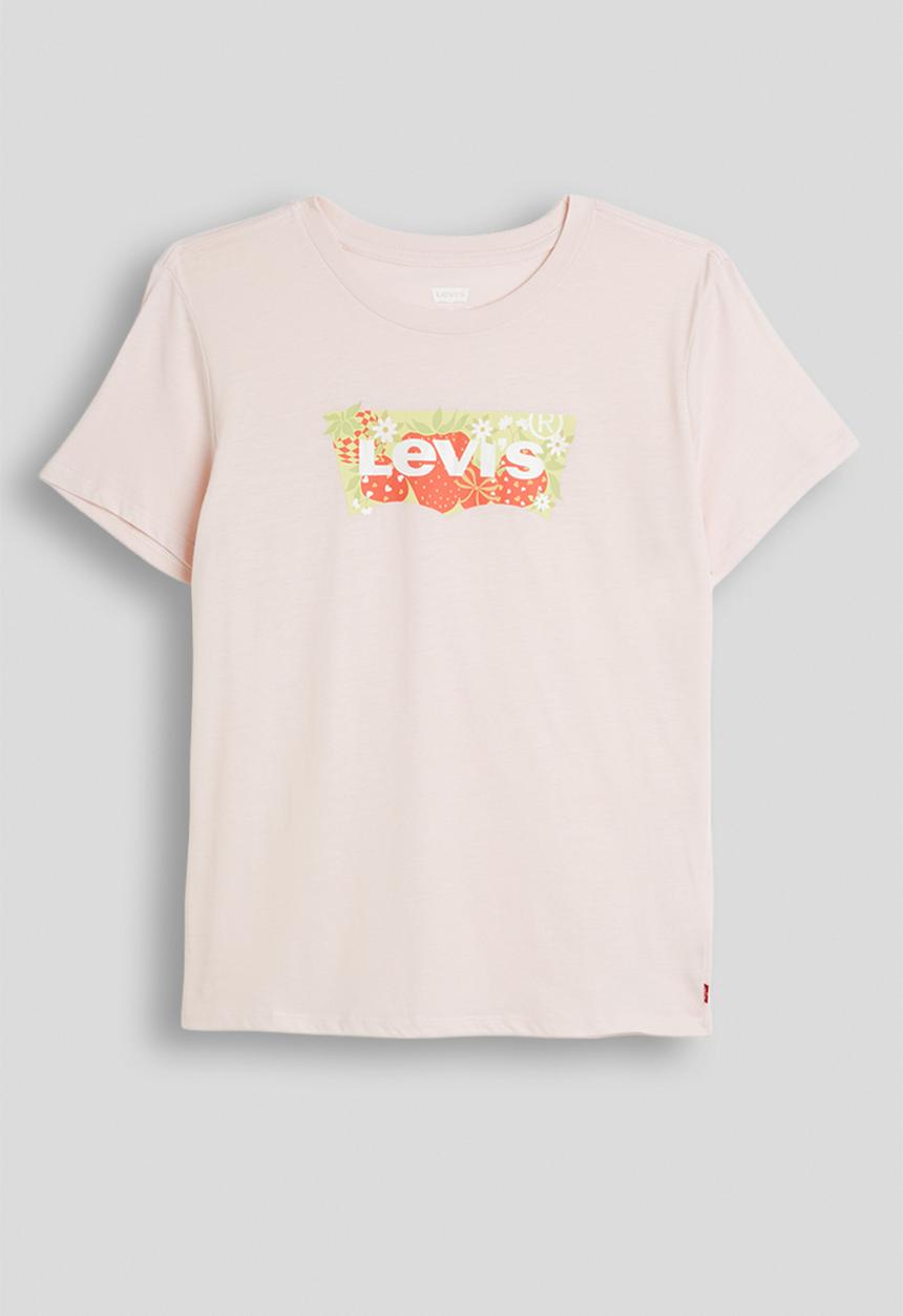 Levi’s® - Lvg Strawberry Short Sleeve Batwing Tee - Crystal Pink