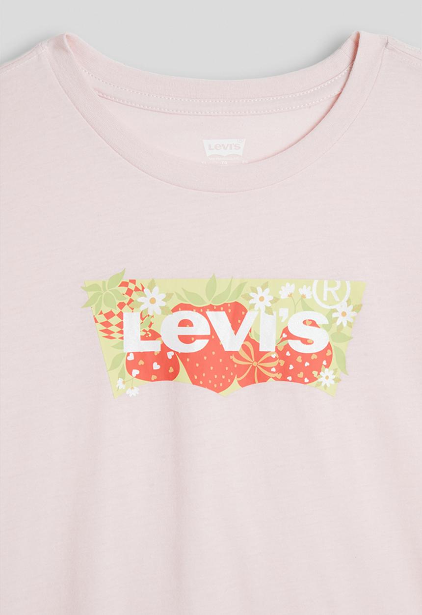 Levi’s® - Lvg Strawberry Short Sleeve Batwing Tee - Crystal Pink