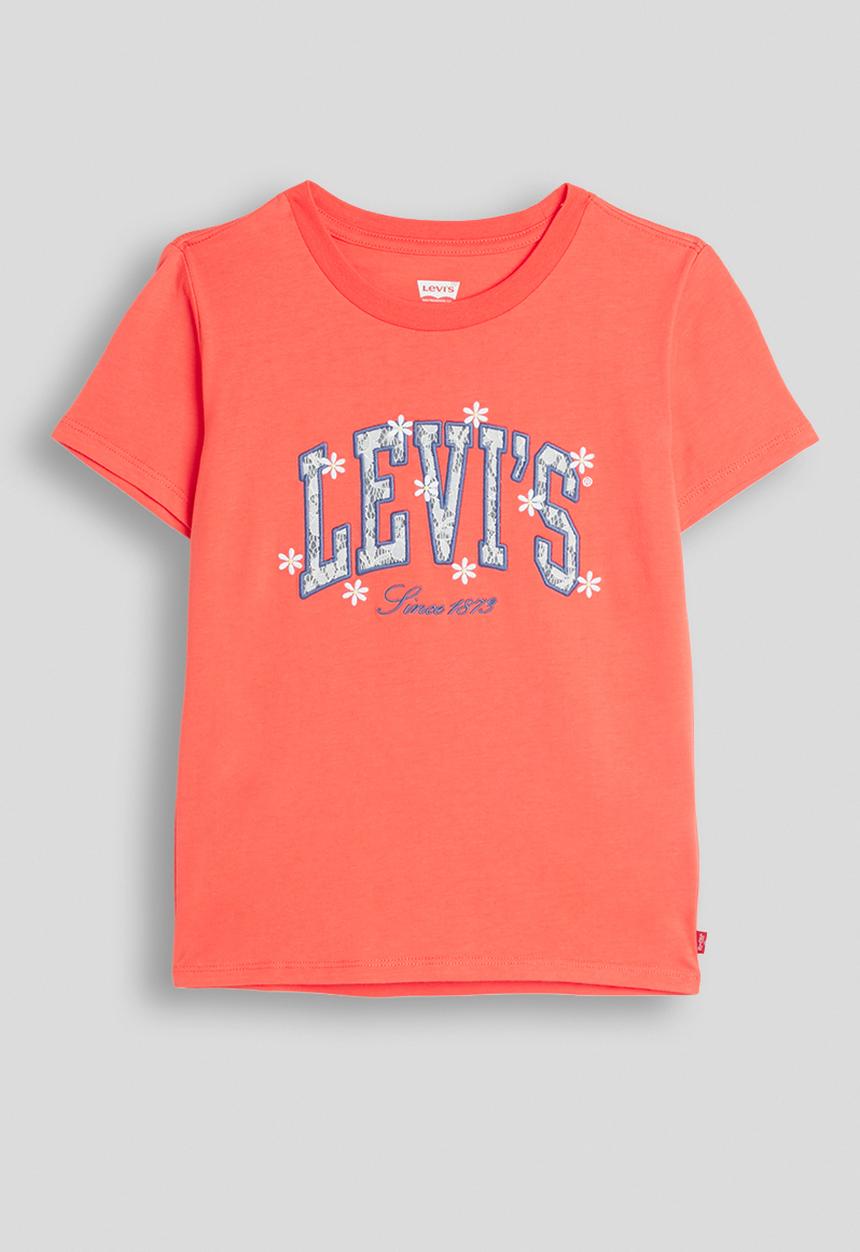 Levi’s® - Lvg Levis Chambray Applique To - Hot Coral