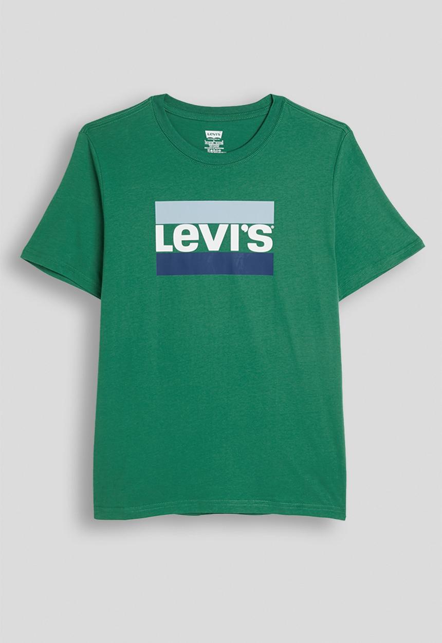 Levi’s® - Lvb Batwing Tee - Pumice Stone - Levis Pine Green