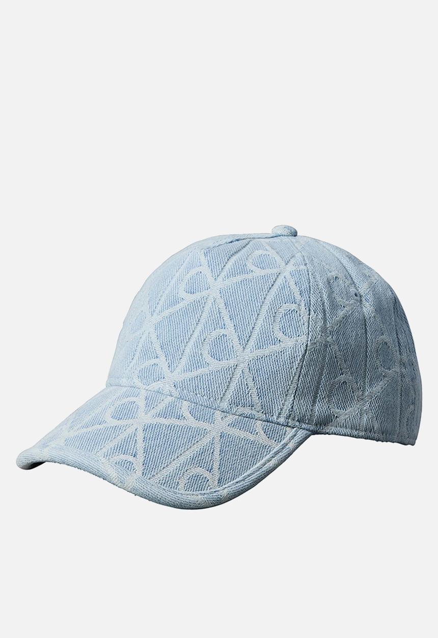 Calvin Klein - Aop jacquard denim bb cap - light wash