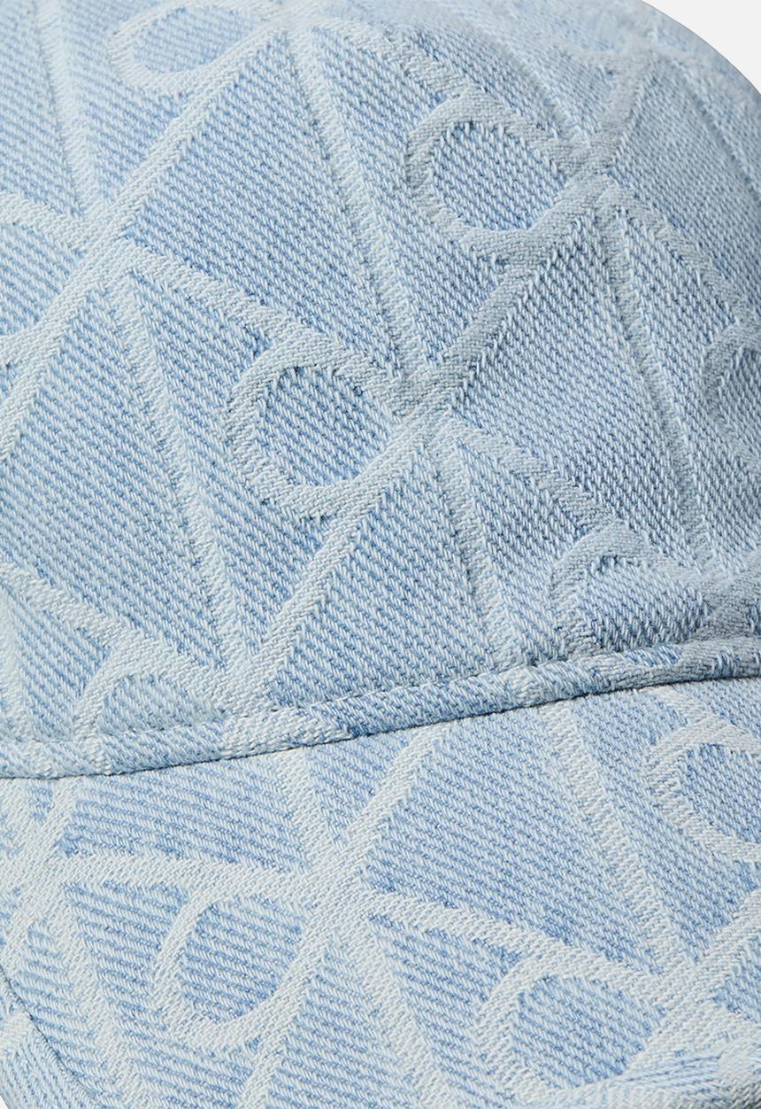 Calvin Klein - Aop jacquard denim bb cap - light wash