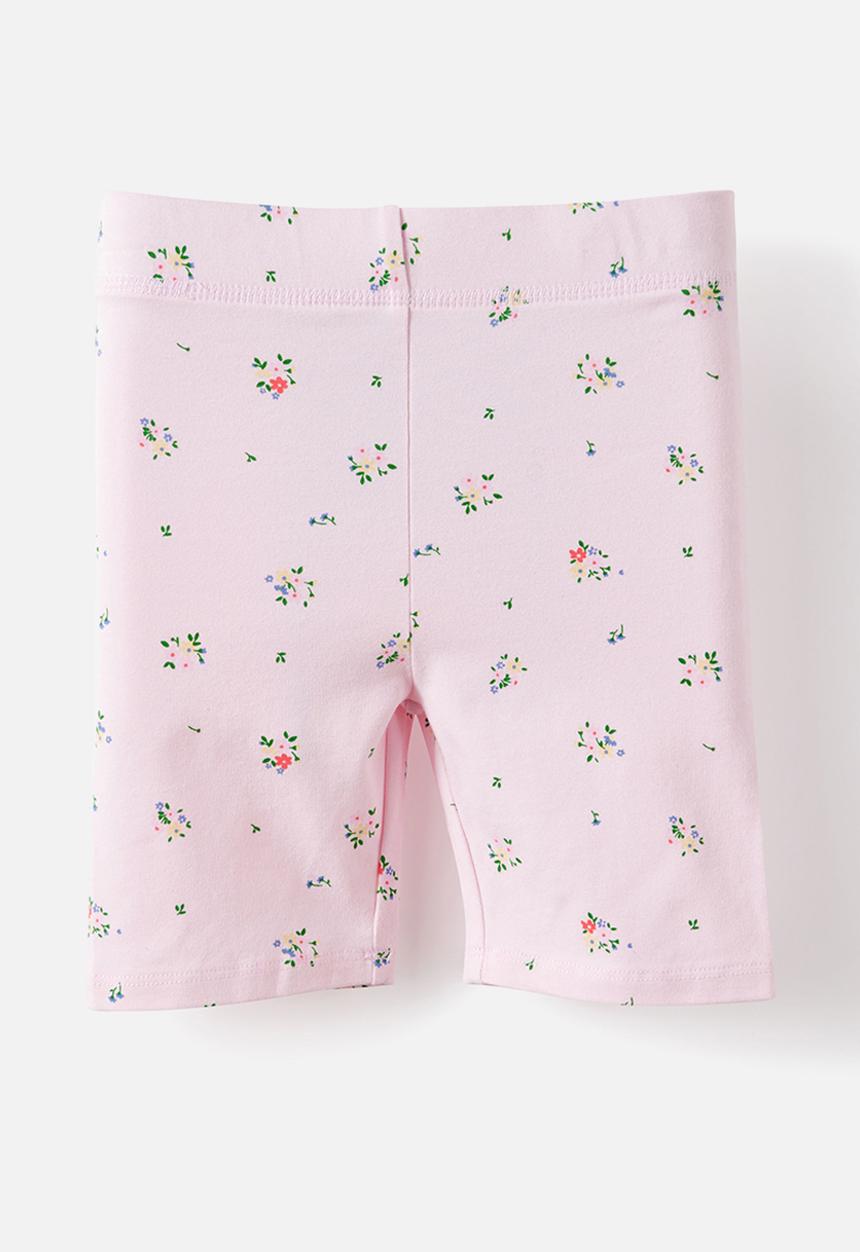 Cotton On - Essential Bike Short - Tea Party Pink/Floral Ditsy 
