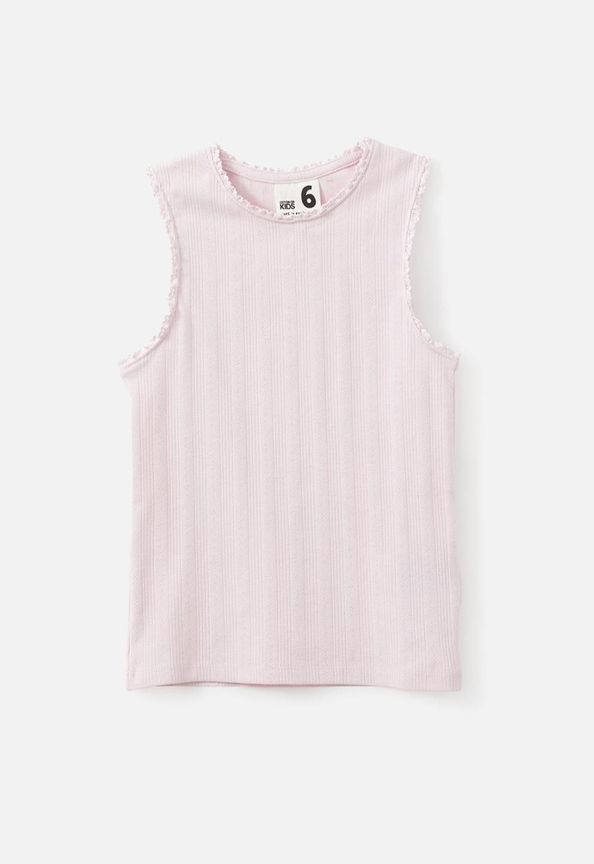 Cotton On - Eleanor Tank - Tea Party Pink