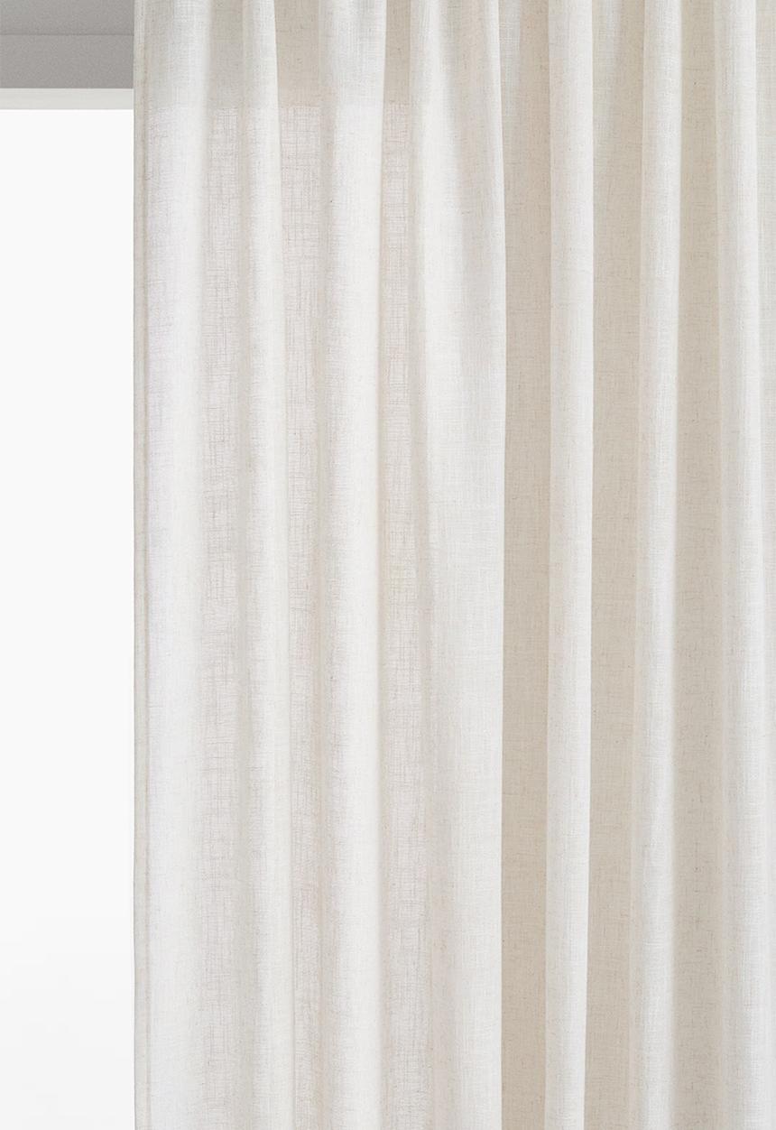 H&M - 2 Pack slub-weave curtains - natural white