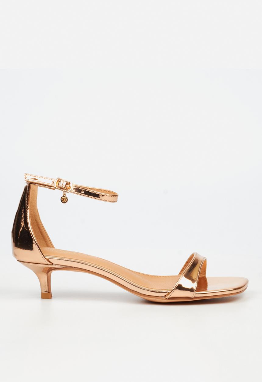 Miss Black - Haze 2 open toe ankle strap - rose gold