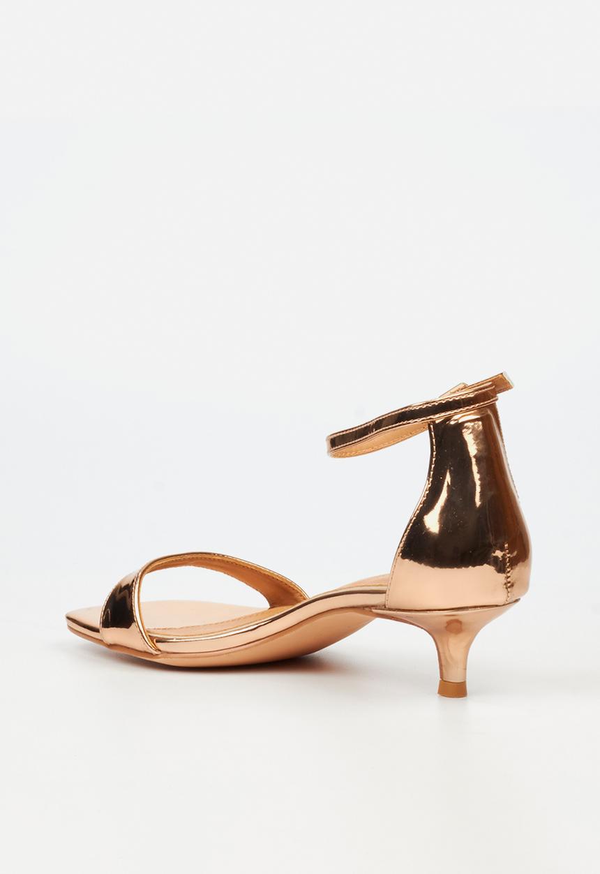 Miss Black - Haze 2 open toe ankle strap - rose gold